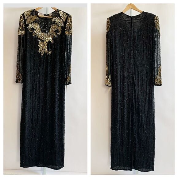 #28 Laurence Kazar Dress Size Large - Picture 1 of 8